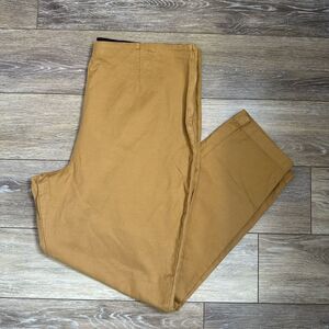 Garnet Hill Brown Khaki Pants Sz 16